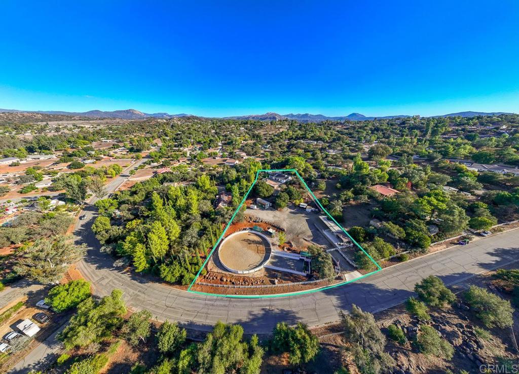 1356 South Grade Road Alpine, CA 91901 - Photo 67 of 68 an aerial view of residential houses with outdoor space and garden
