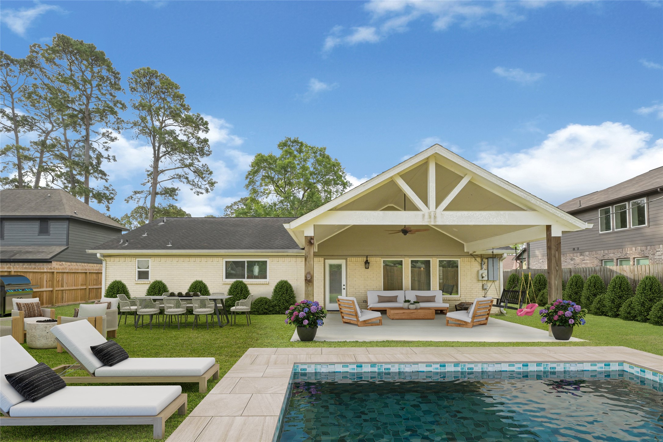 9611 Pinehurst Street Baytown, TX 77521 - Photo 30 of 37 Virtual Pool Design and
Staged