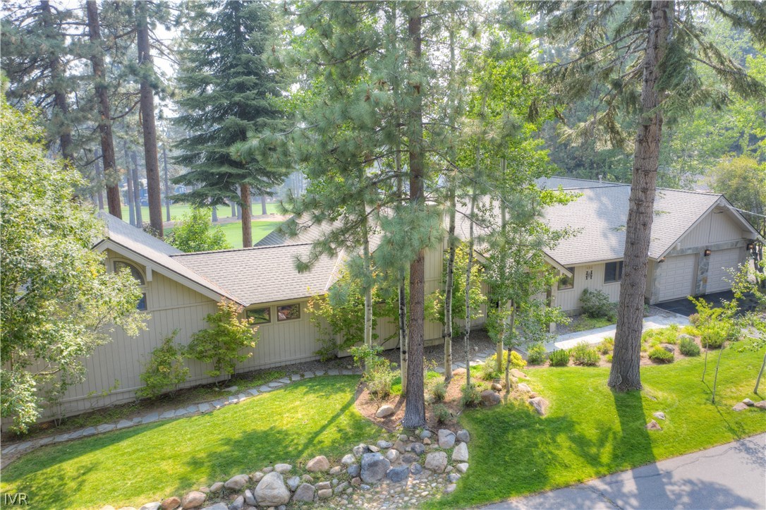 935 Driver Way Incline Village, NV 89451 - Photo 6 of 35 Front yard from Driver way via drone shot with the