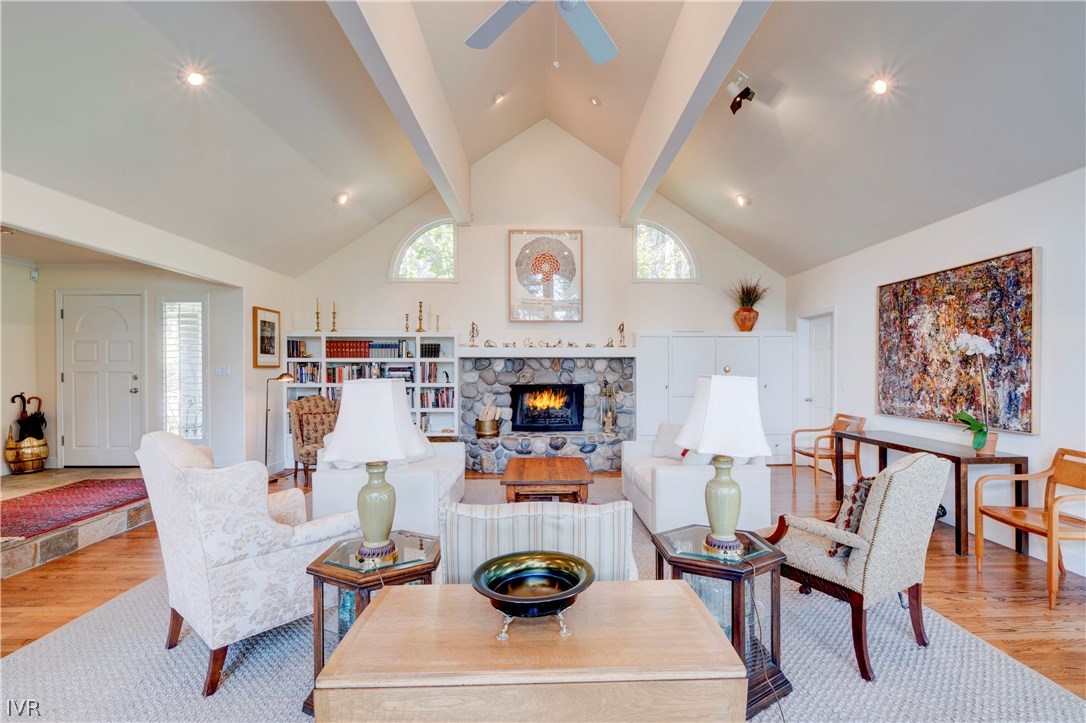 935 Driver Way Incline Village, NV 89451 - Photo 8 of 35 Open beam cathedral ceiling living room looking fr