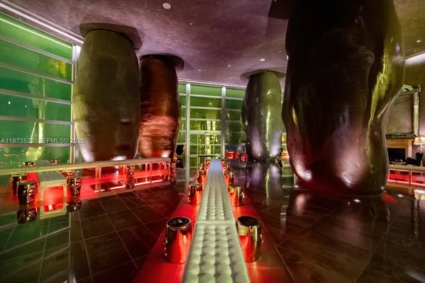 a view of a building with a front door