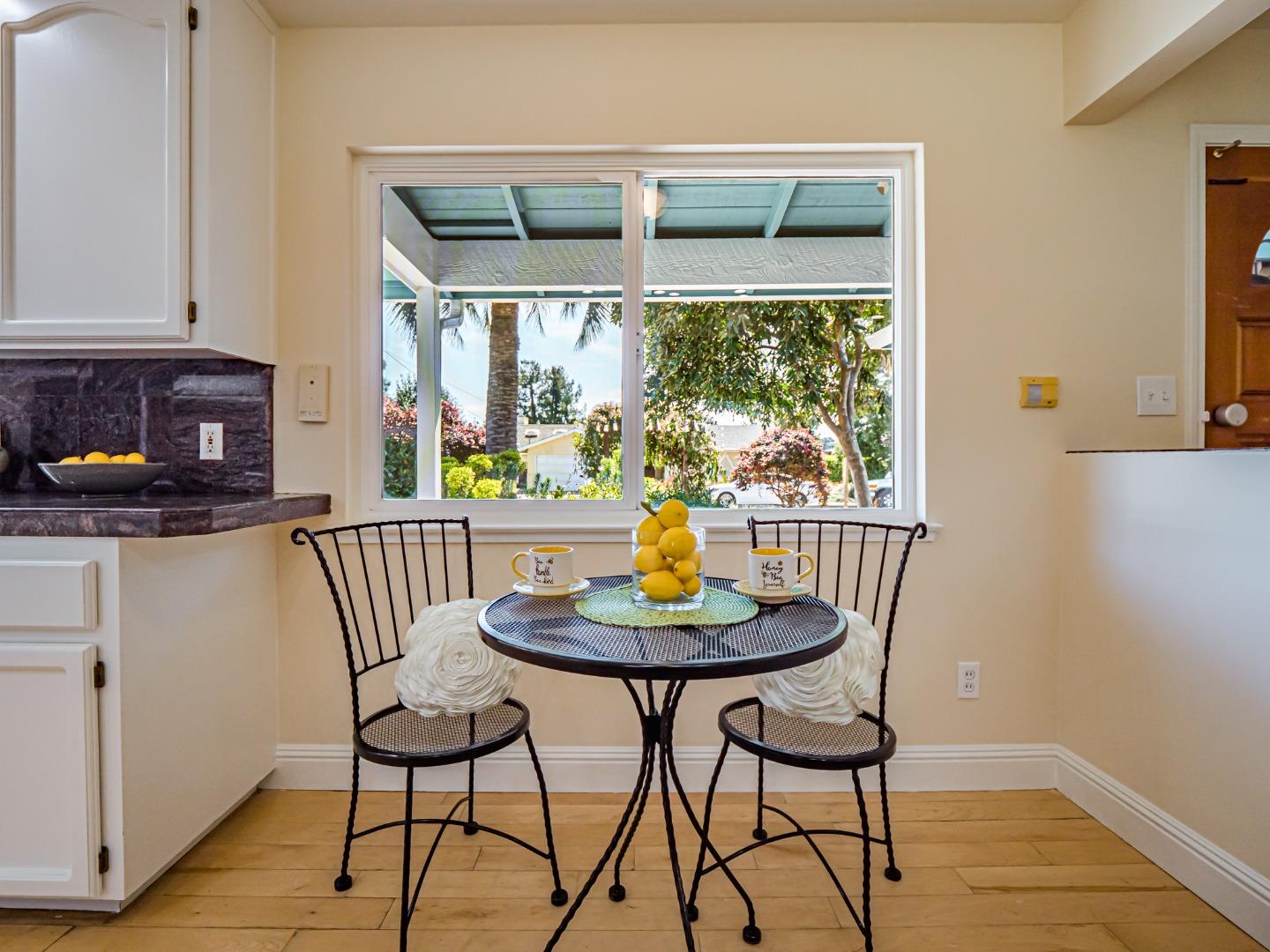 237 Siesta Drive Aptos, CA 95003 - Photo 11 of 43 a view of a dining room with furniture window and outside view