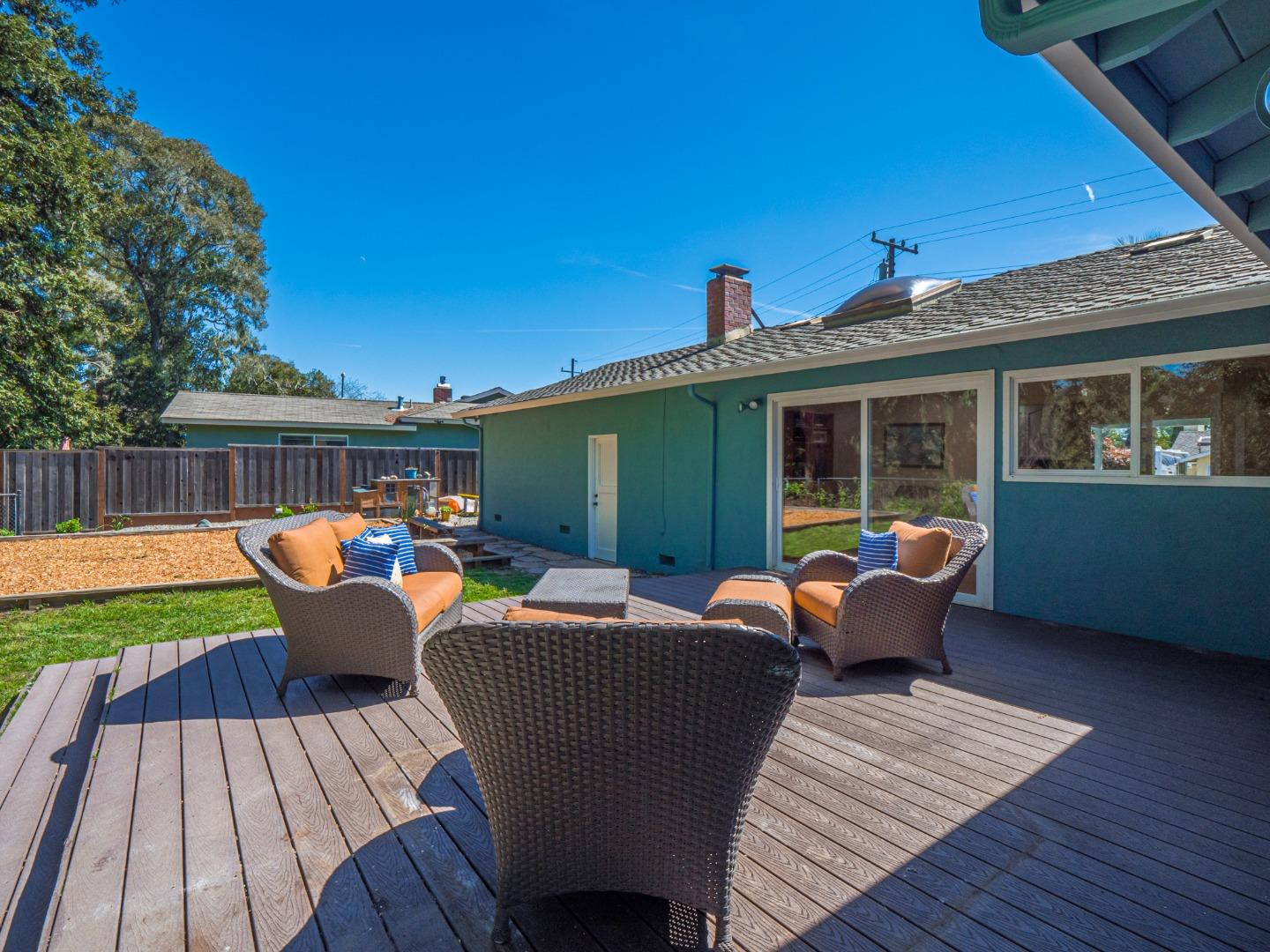 237 Siesta Drive Aptos, CA 95003 - Photo 31 of 43 a view of a patio with couches chairs and wooden floor