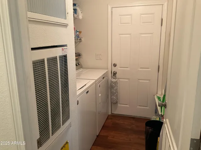 a view of storage and utility room