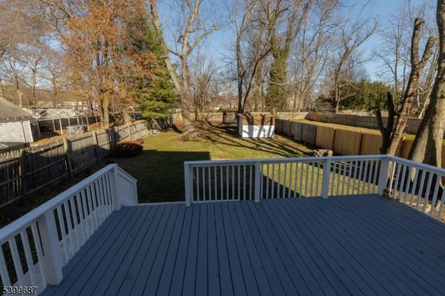 a view of a roof deck