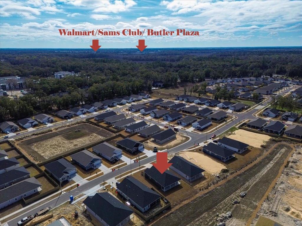1054 Southwest 67th Street Gainesville, FL 32607 - Photo 30 of 37 an aerial view of residential houses with outdoor space