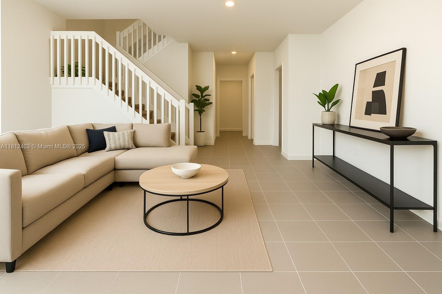 12959 Southwest 229th Lane Miami, FL 33170 - Photo 2 of 28 a living room with furniture a rug and a painting