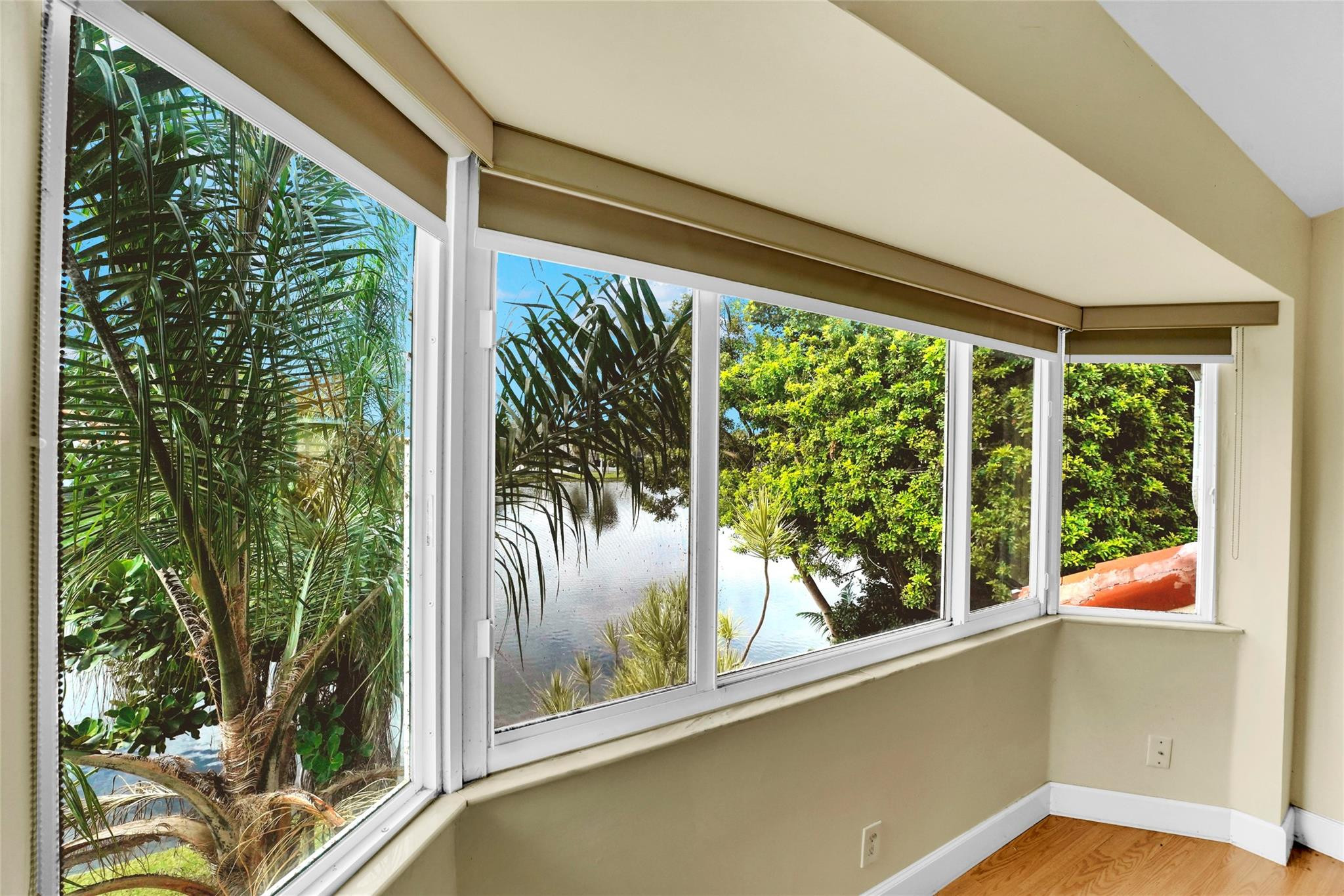 3130 North 38th Avenue Hollywood, FL 33021 - Photo 19 of 42 a view of a garden from a window