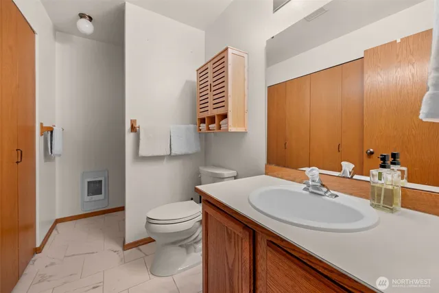 front view of a building with a street