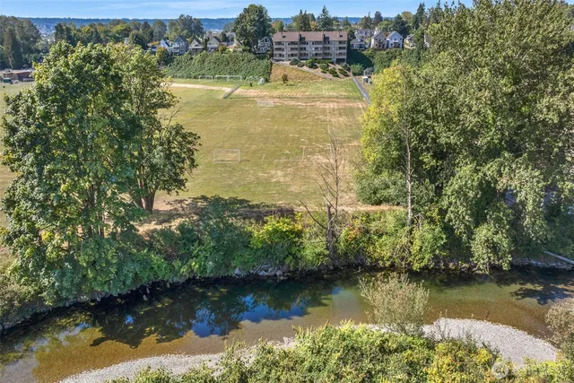 a view of an ocean and beach