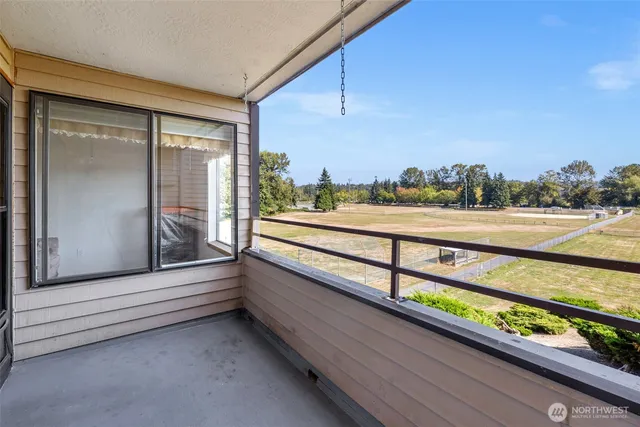 a view of outdoor space with seating area