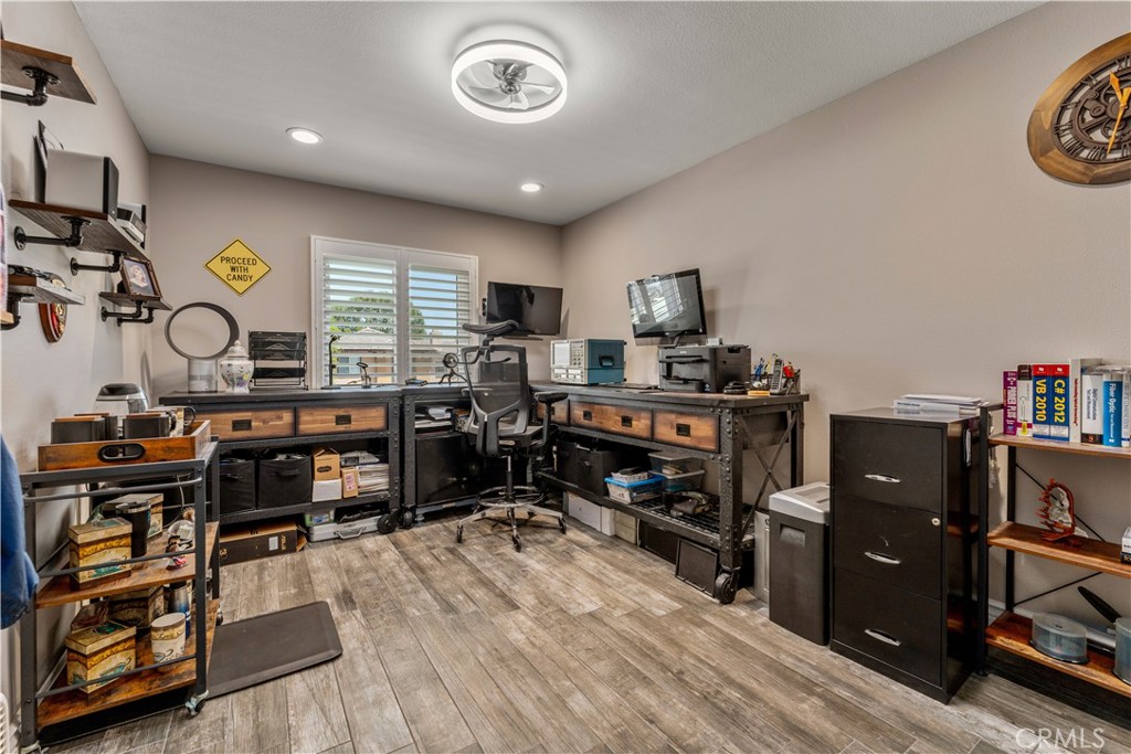 8750 East Heatherwood Road Anaheim Hills, CA 92808 - Photo 29 of 60 a view of a workspace with furniture