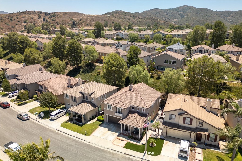 8750 East Heatherwood Road Anaheim Hills, CA 92808 - Photo 59 of 60 an aerial view of a house with a garden