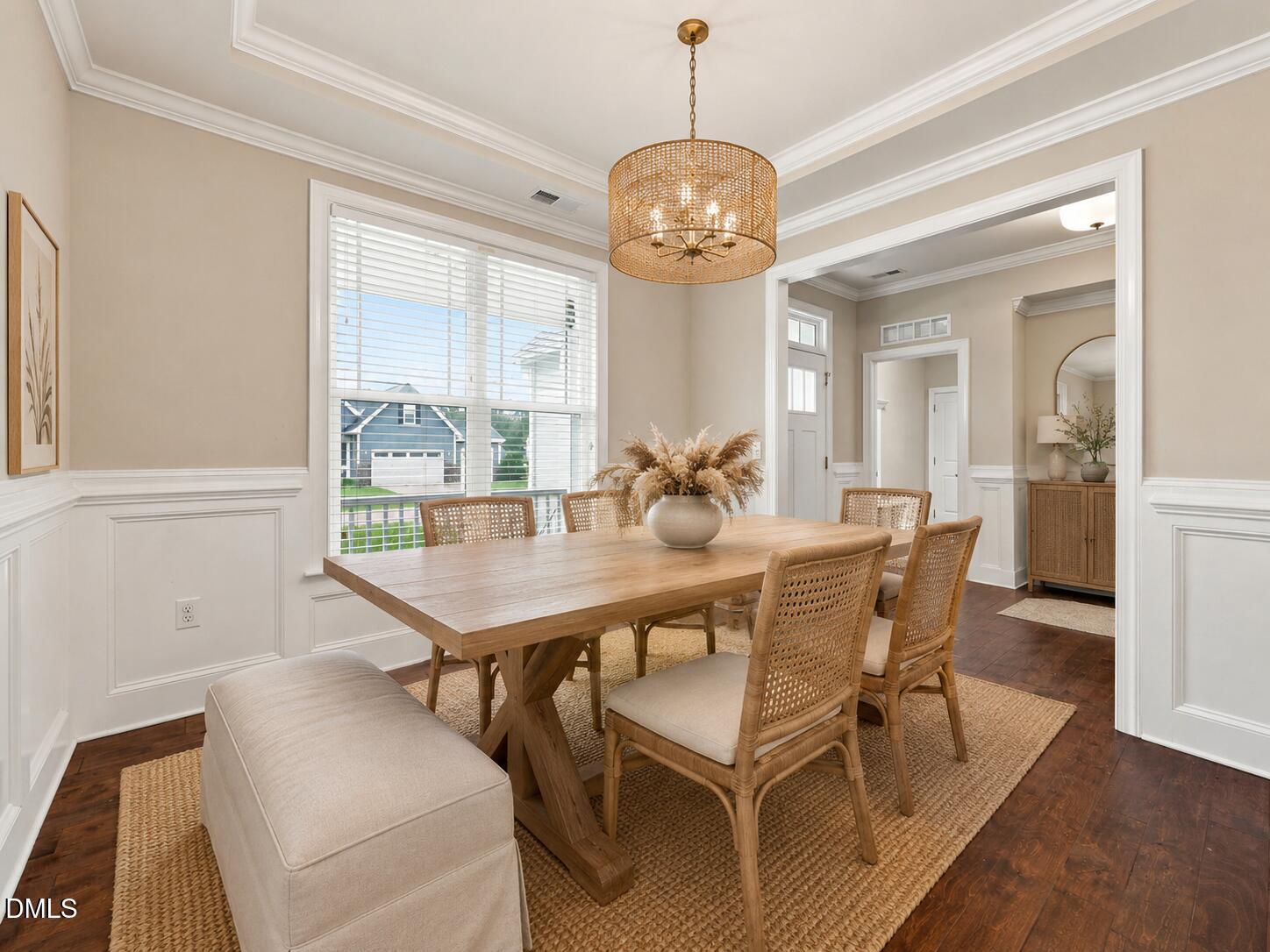 1025 Sky Wave Trail Raleigh, NC 27603 - Photo 9 of 54 Dining Room - Virtually Staged