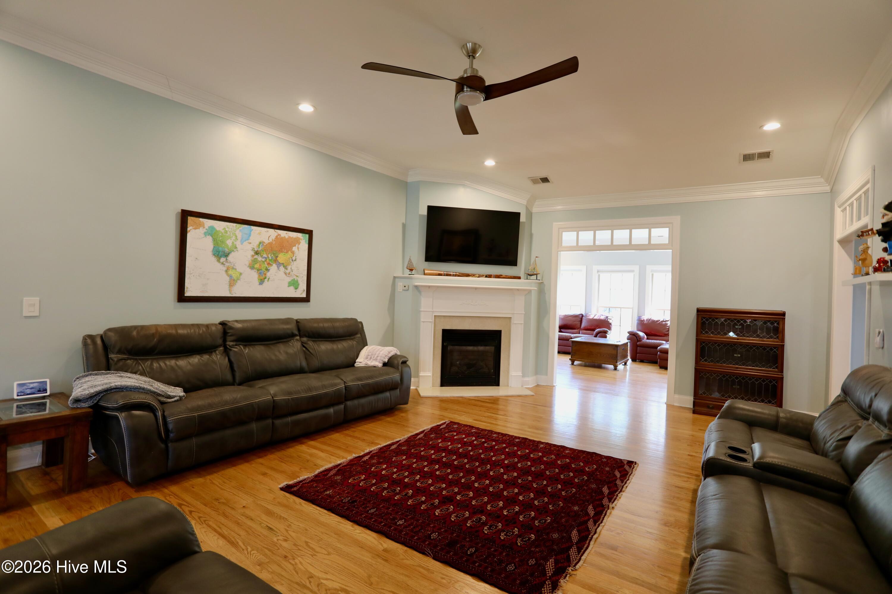 129 Beacon Ridge Drive West End, NC 27376 - Photo 10 of 73 Living Rm - Gas Fireplace