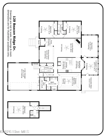 $595,000 | 129 Beacon Ridge Drive, West End, NC 27376