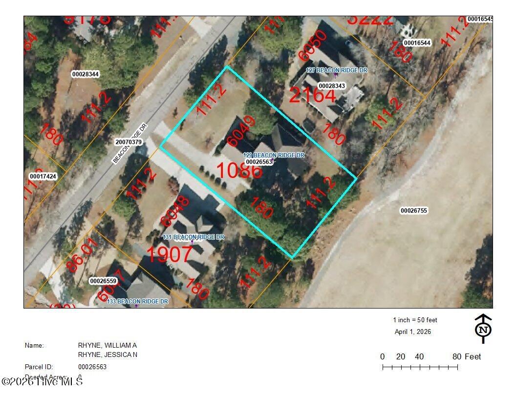 129 Beacon Ridge Drive West End, NC 27376 - Photo 56 of 73 AERIAL GIS MAP