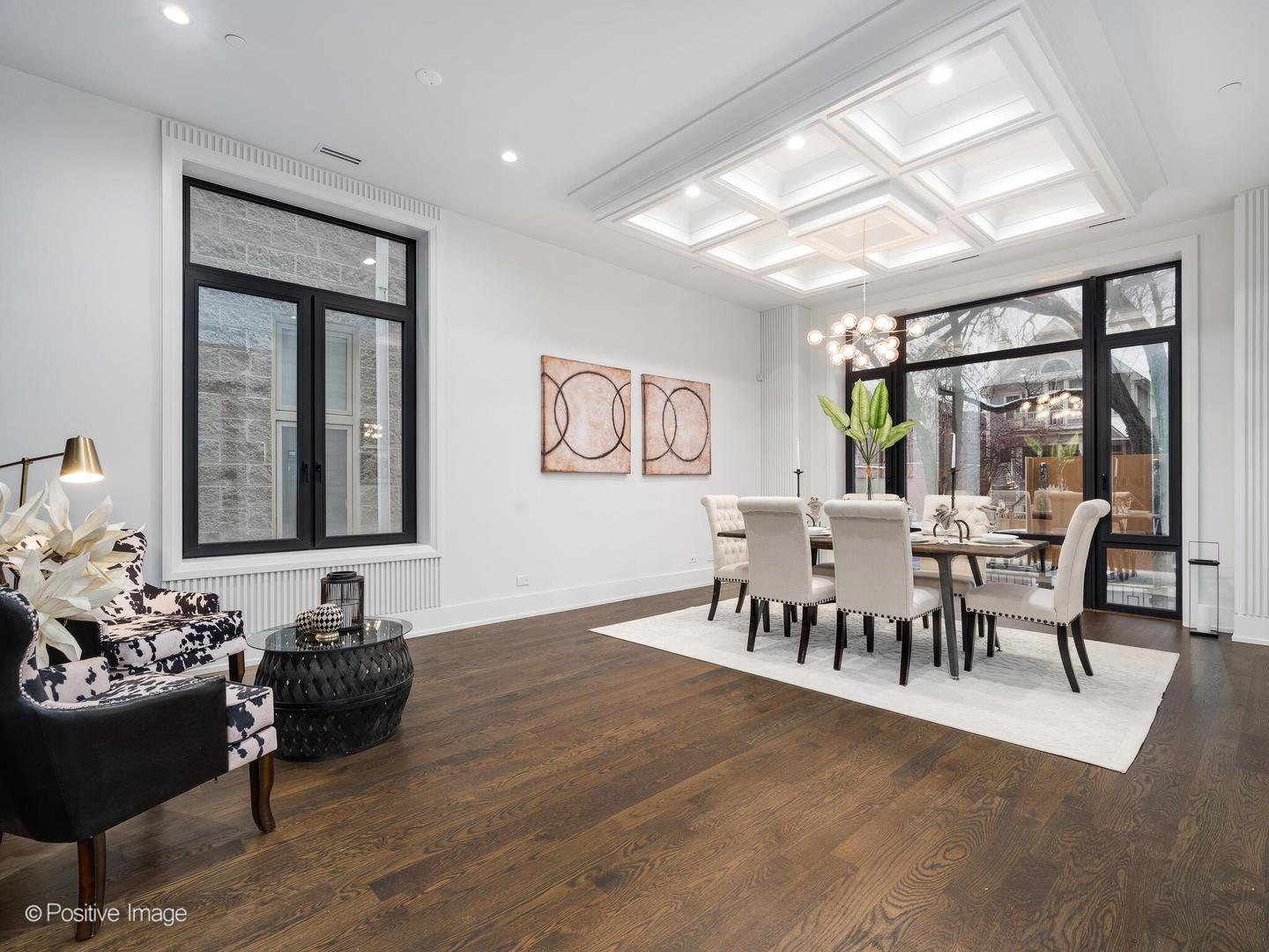 1216 West George Street Chicago, IL 60657 - Photo 3 of 42 a view of a dining room with furniture window and outside view