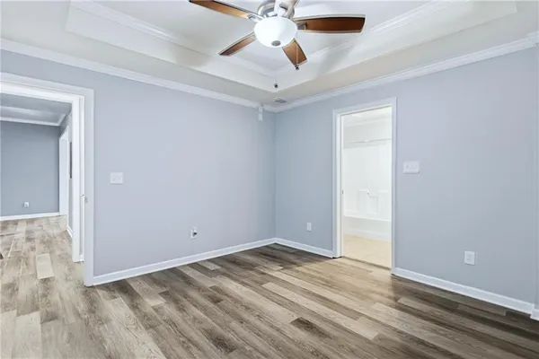 wooden floor in an empty room