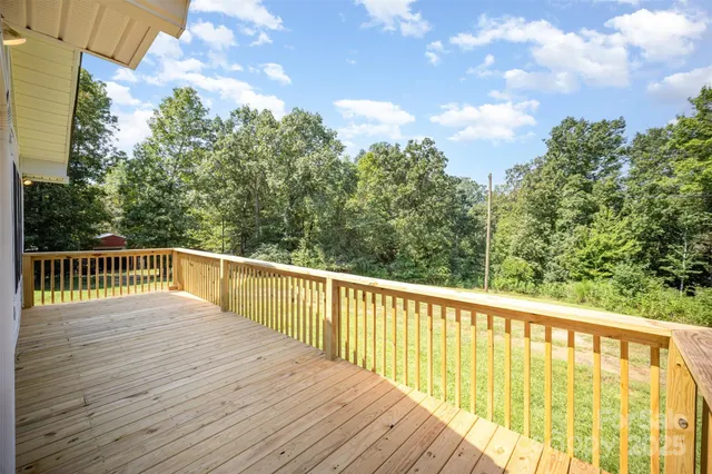 a view of a house with wooden floor