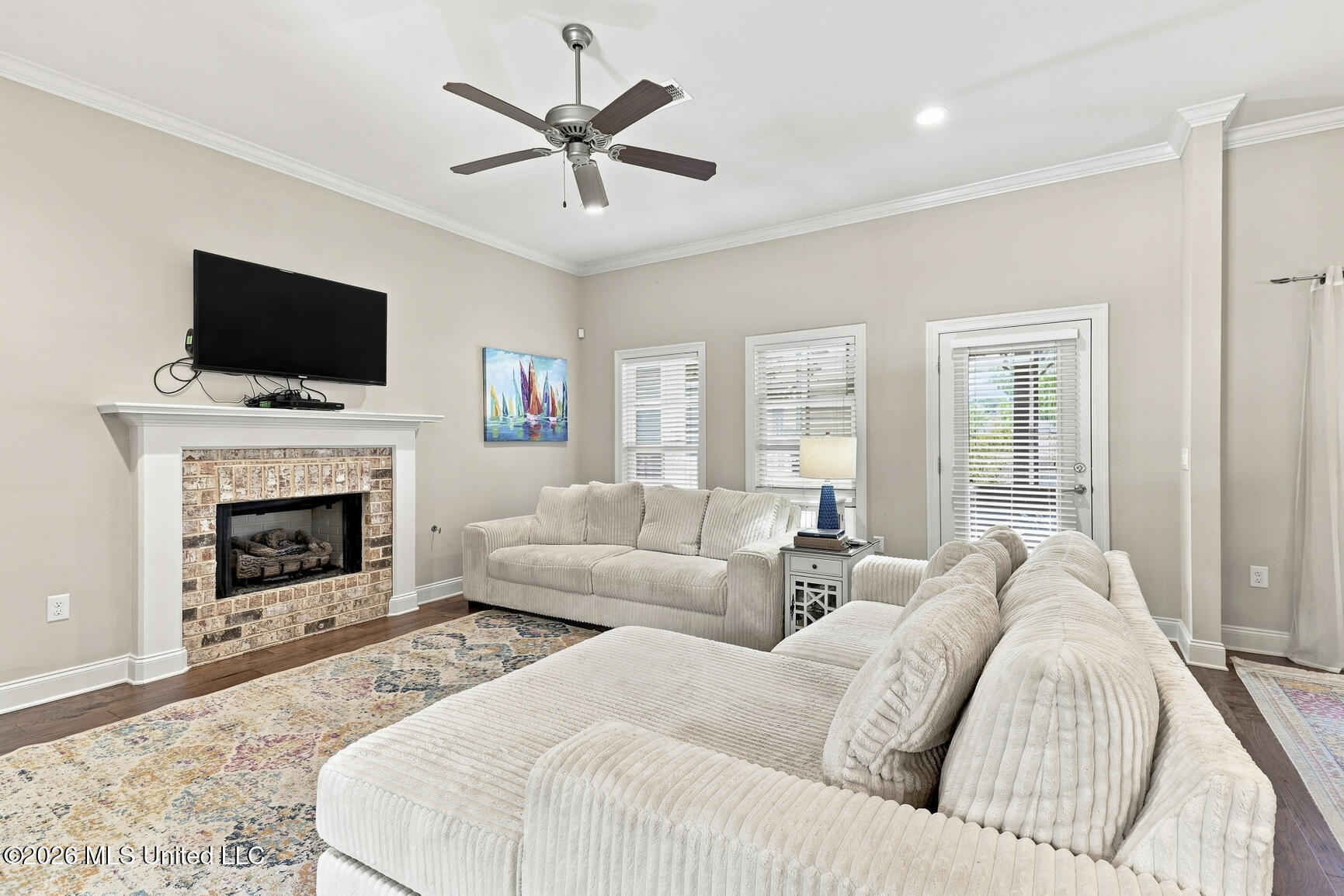 137 Hampton Ridge Madison, MS 39110 - Photo 9 of 29 Living Room w/ Gas F/P