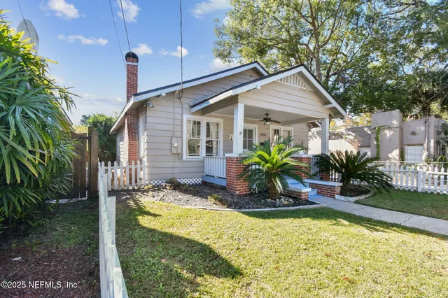 a view of an outdoor space with seating