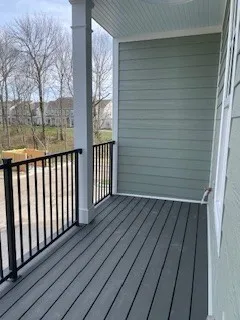 wooden floor on roof deck
