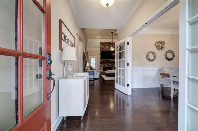 a view of living room with furniture and window