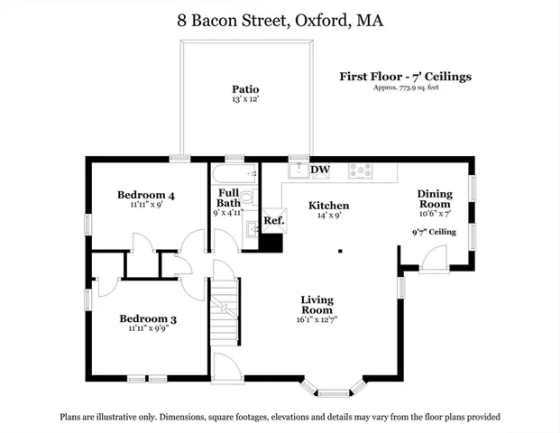 $445,000 | 8 Bacon Street, Oxford, MA 01540