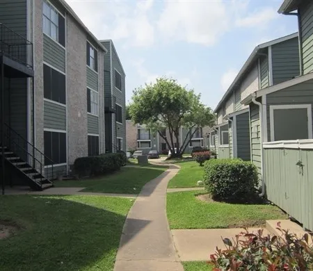 a view of outdoor space with seating