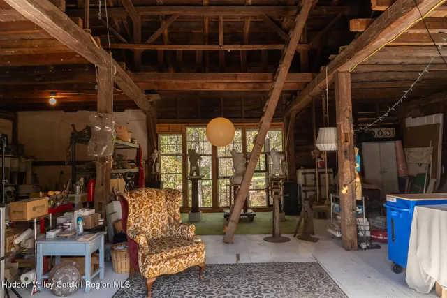 a room with lots of gym equipment