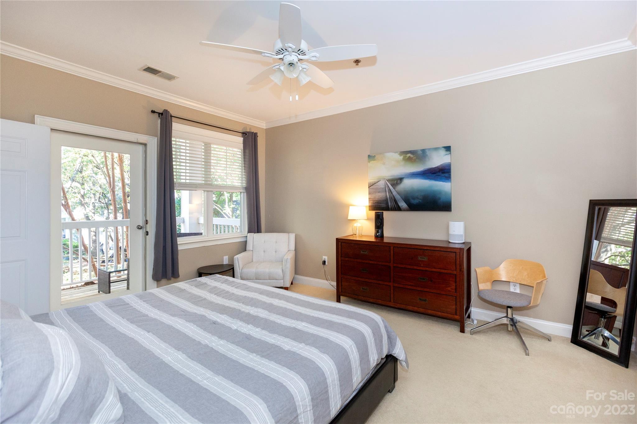 5601 Fairview Road, Unit 19 Charlotte, NC 28209 - Photo 19 of 30 a bedroom with a bed and a window