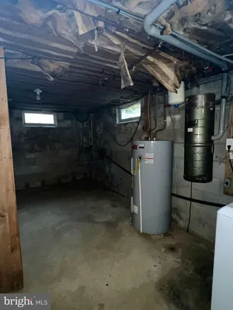 a view of storage and utility room