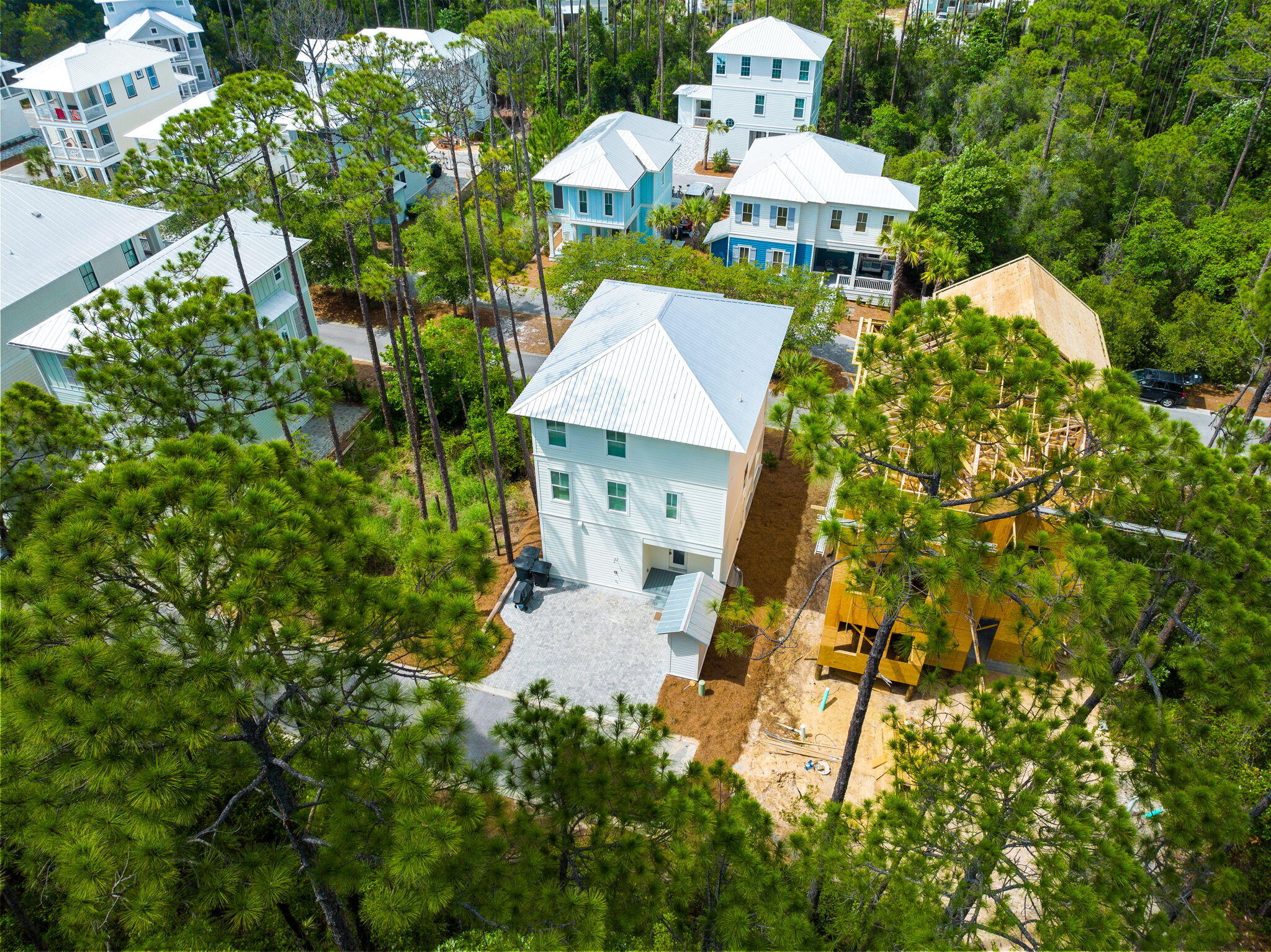 135 Redbud Ln Inlet Beach Inlet Beach, FL 32461 - Photo 7 of 66 a aerial view of a house with a yard and sitting area