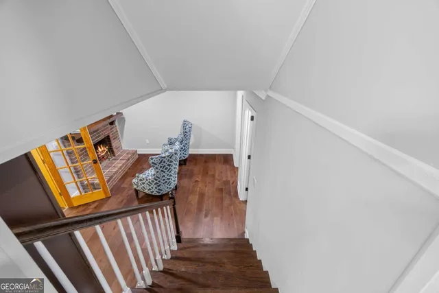 a view of a sign board in a field