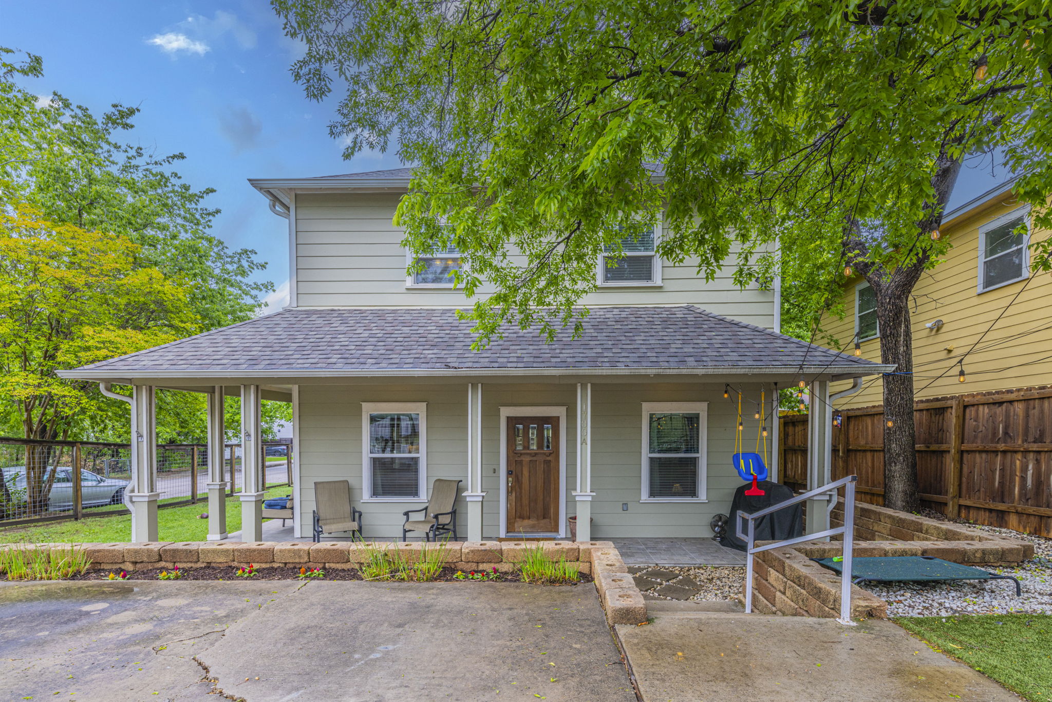 1700 Singleton Avenue, Unit A Austin, TX 78702 - Photo 1 of 1 a house view with a sitting space and garden
