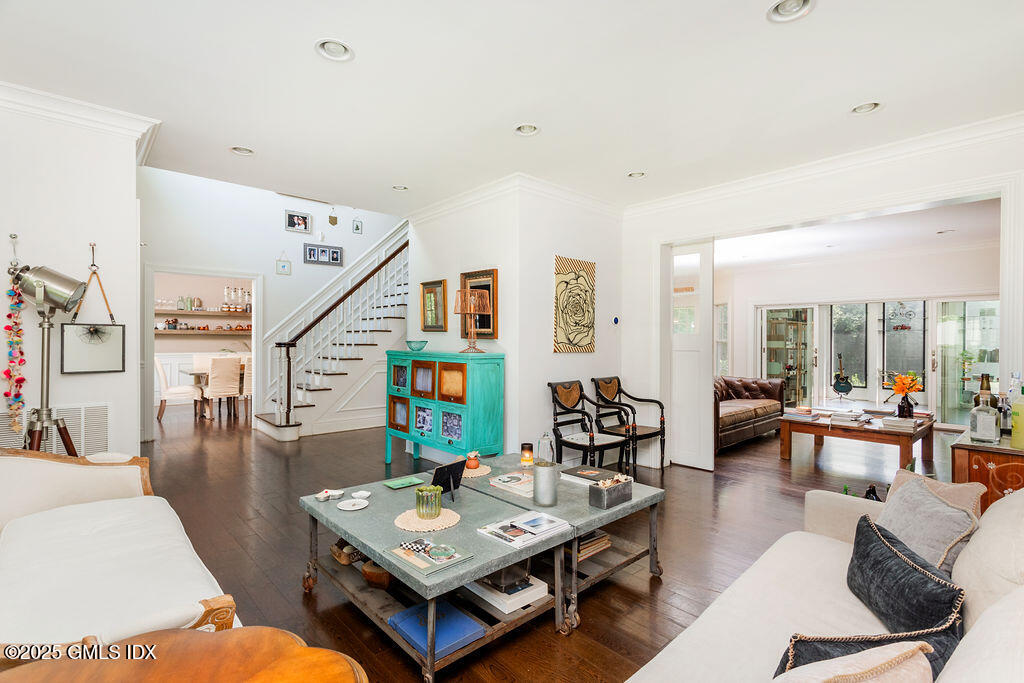 3 Elizabeth Lane Riverside, CT 06878 - Photo 6 of 39 a living room with furniture and wooden floor