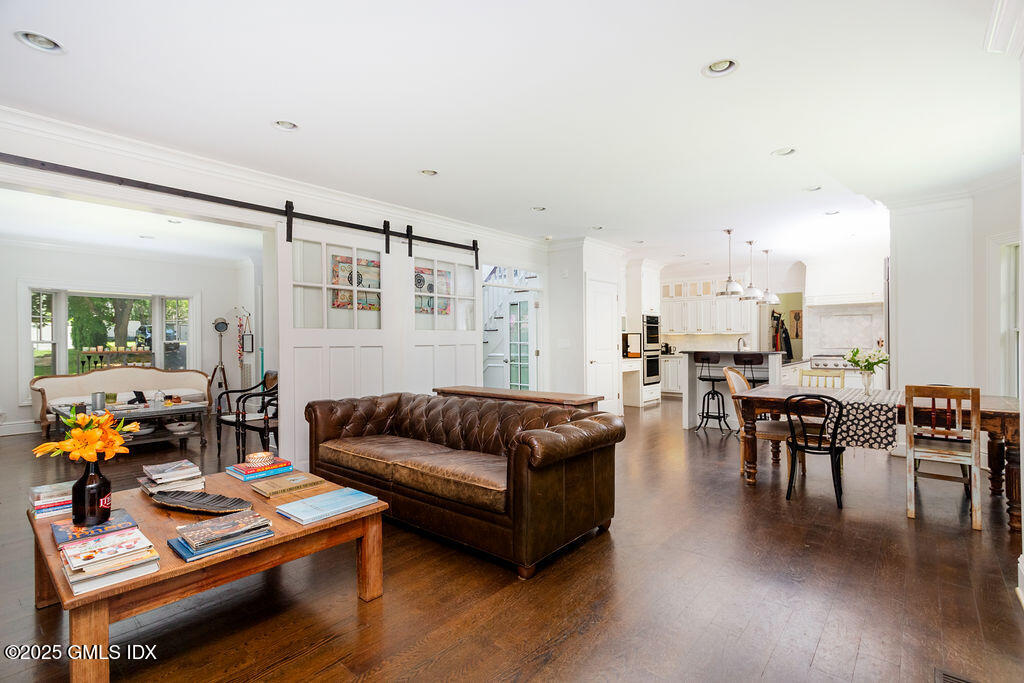 3 Elizabeth Lane Riverside, CT 06878 - Photo 9 of 39 a living room with furniture and wooden floor