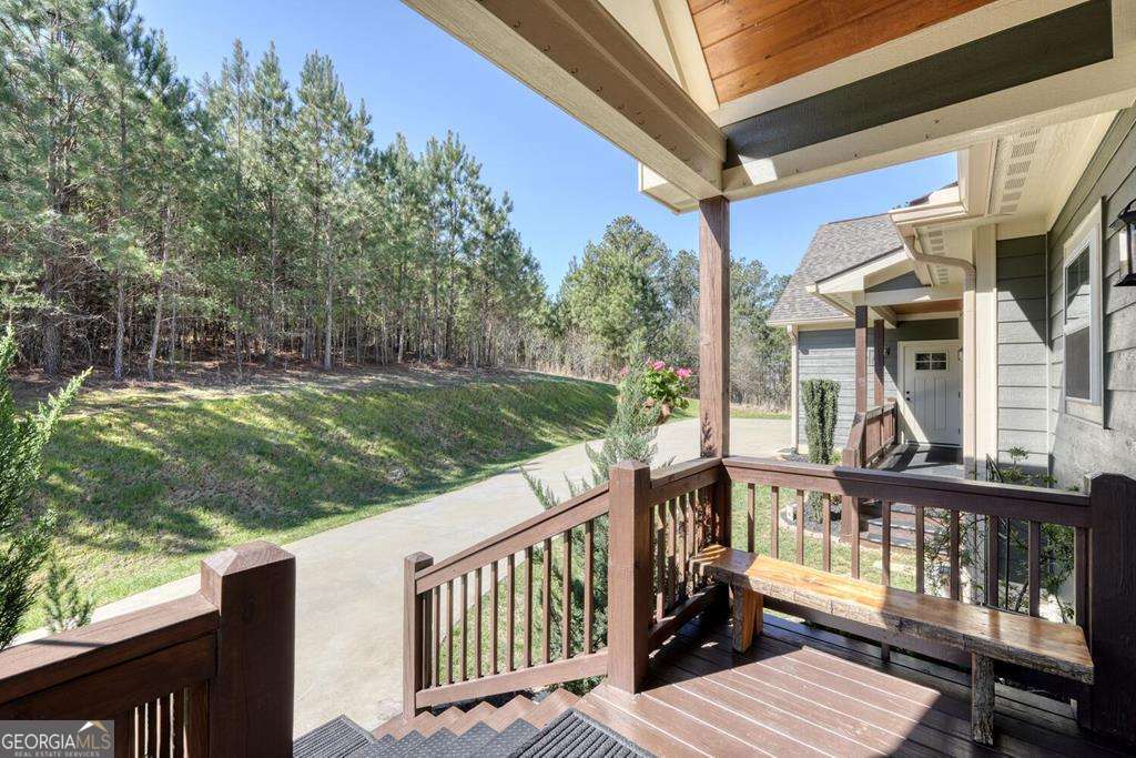 1309 Ridge Pointe Way, Unit 284 Blairsville, GA 30512 - Photo 10 of 75 a view of a two chairs and table in the balcony