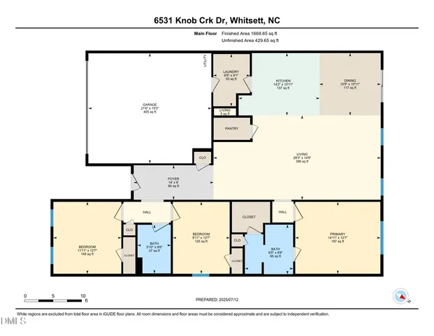 $329,500 | 6531 Knob Crk Drive, Whitsett, NC 27377