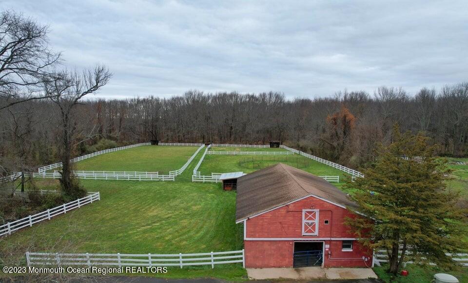 138 McCaffery Road Manalapan, NJ 07726 - Photo 32 of 44 Barn and Paddock view