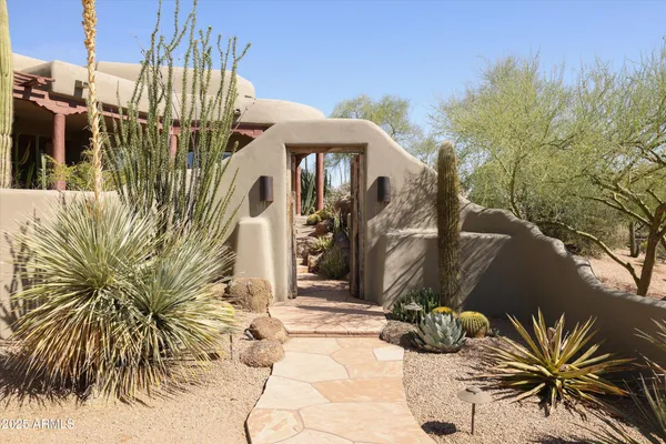 a view of a house with a patio