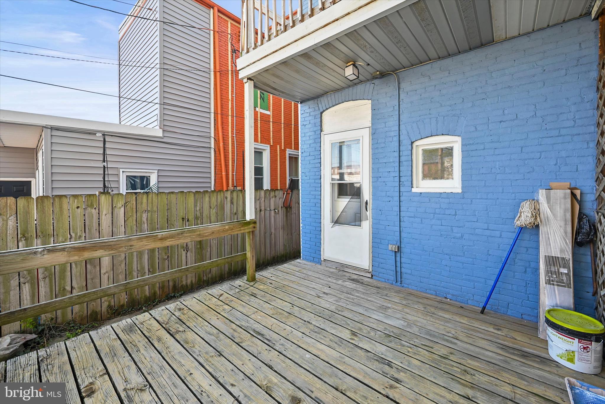 707 York Street York, PA 17403 - Photo 28 of 32 a view of a balcony with wooden floor and fence