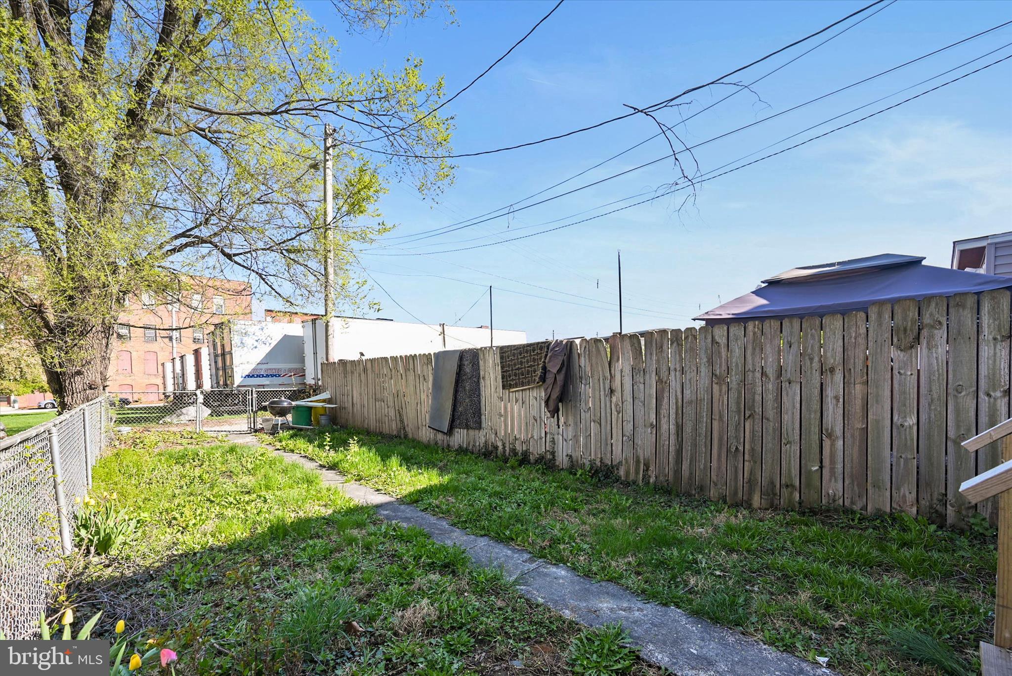 707 York Street York, PA 17403 - Photo 29 of 32 a view of a backyard with wooden fence