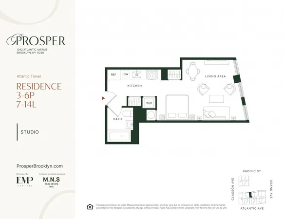 $3,286 | 1042 Atlantic Avenue, Unit 11L | Crown Heights