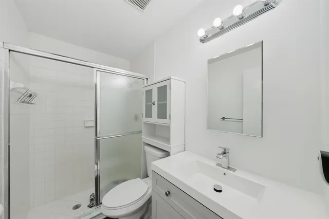 a view of a closet area