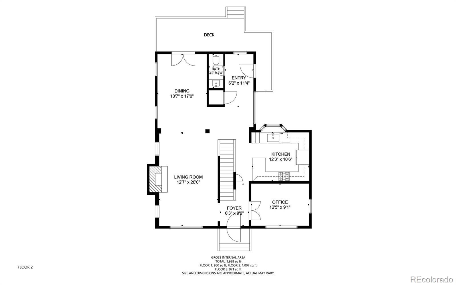 1205 Niagara Street Denver, CO 80220 - Photo 36 of 38 a picture of a floor plan