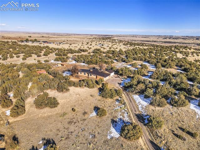 5835 Verde Road Pueblo, CO 81004 - Photo 48 of 50 Aerial view with a rural view