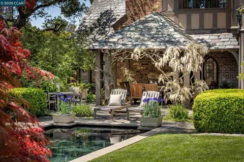 a view of swimming pool with a yard