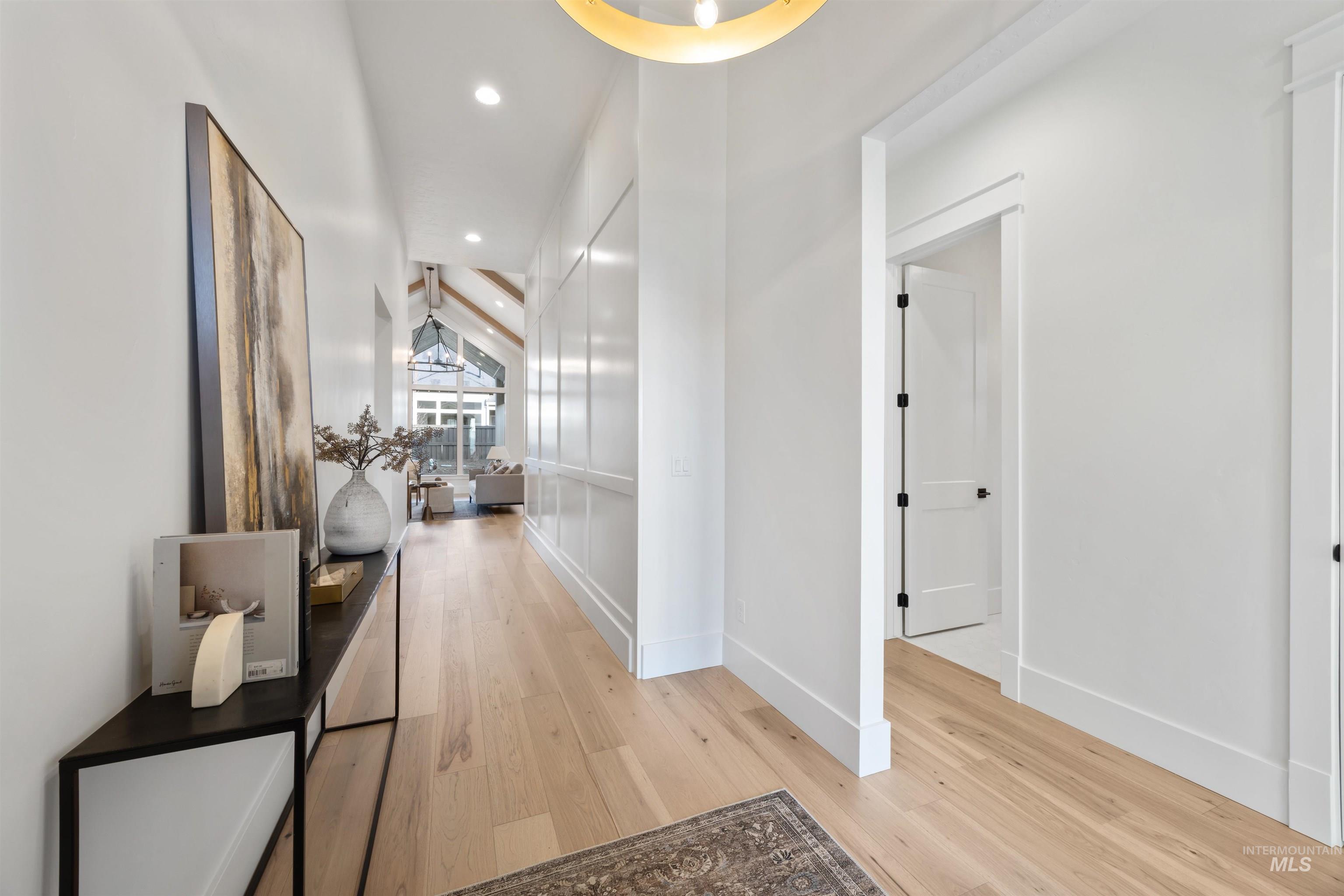 1034 East Escalation Street Meridian, ID 83642 - Photo 2 of 40 Hall featuring recessed lighting and light wood finished floors